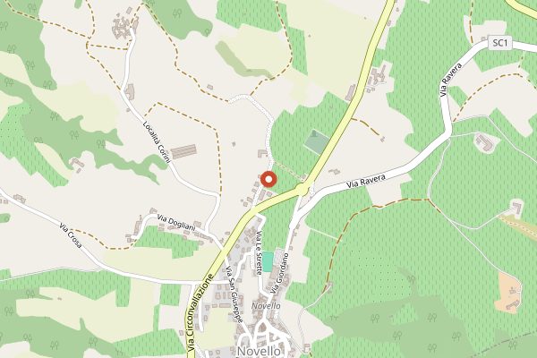 Map showing G.D. Vajra in Piedmont