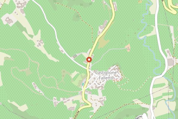 Map showing Brovia in Piedmont