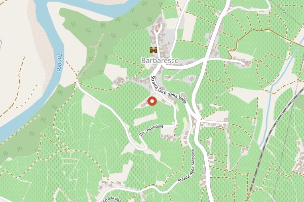 Map showing Gaja in Piedmont