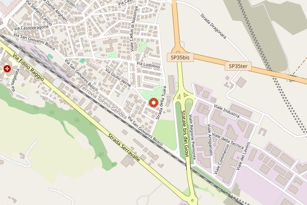 Map showing La Scolca in Piedmont