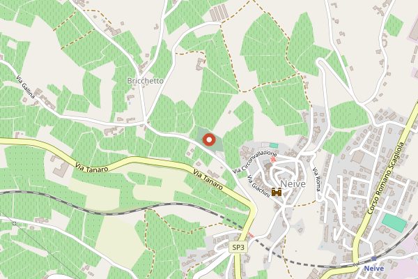 Map showing Sottimano in Piedmont