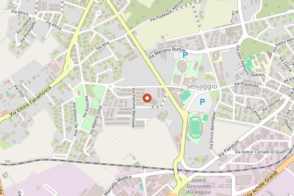Map showing Azienda Agricola Tumino in Sicily