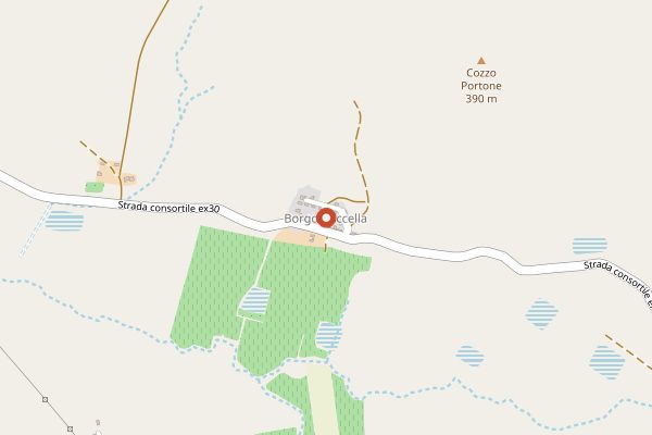 Map showing Feudo Pollichino in Sicily