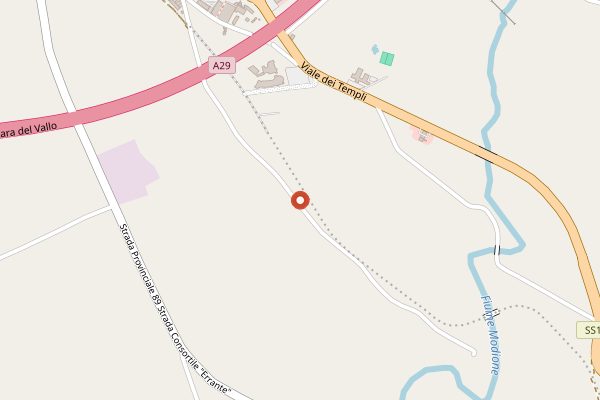 Map showing Abele Ajello in Sicily