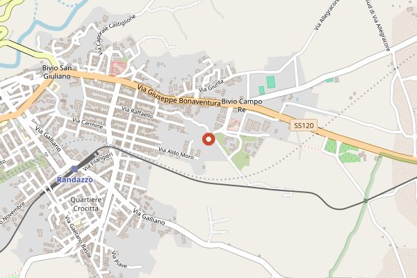 Map showing Azienda Vinicola Calabretta in Sicily
