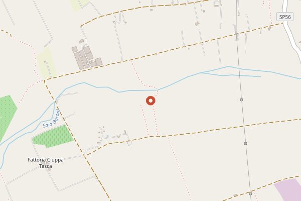 Map showing Maggio Vini in Sicily