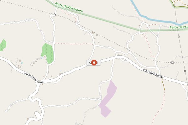 Map showing Tornatore in Sicily