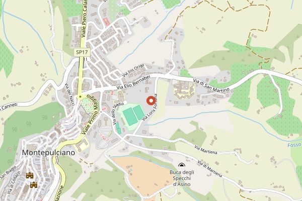 Map showing Caseificio Cugusi in Tuscany