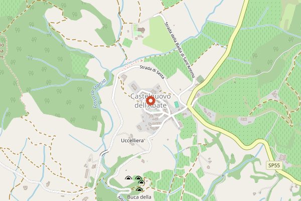 Map showing Stella di Campalto (Podere San Giuseppe) in Tuscany
