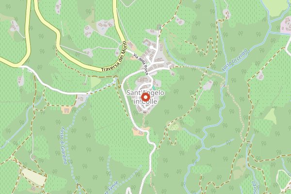 Map showing Argiano in Tuscany