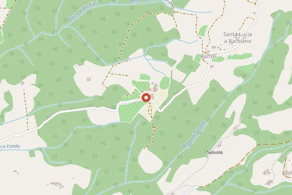 Map showing Querciabella in Tuscany