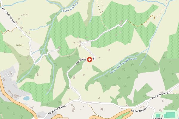Map showing Salcheto in Tuscany