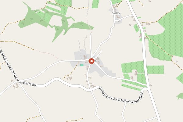 Map showing Farm visit and tasting at La Redola Verde in Umbria