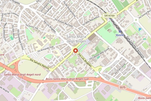 Map showing Caseificio Broccatelli in Umbria