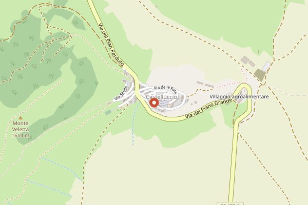 Map showing BottegAlberoBello in Umbria