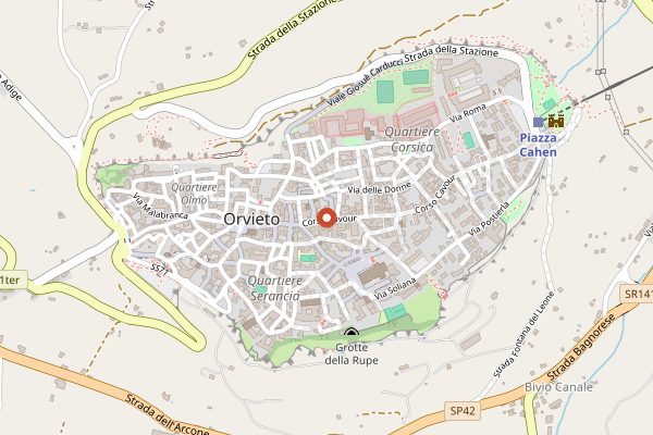 Map showing I Sapori dell'Umbria in Umbria