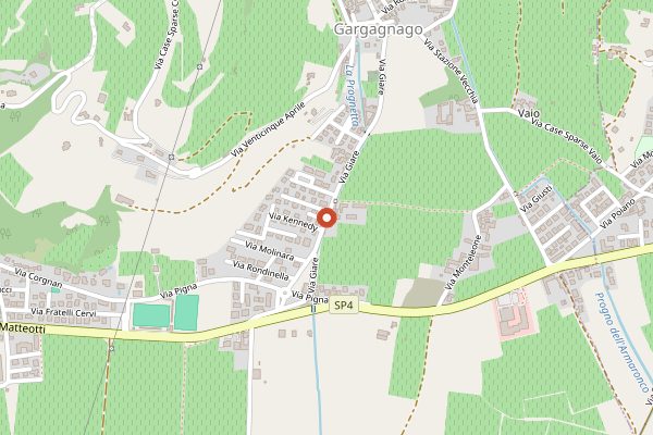 Map showing Corte Aleardi in Valpolicella