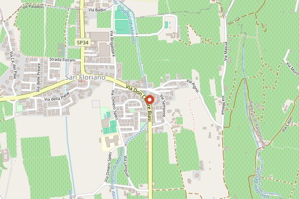 Map showing Manara in Valpolicella