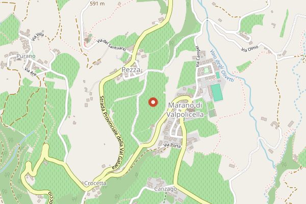 Map showing Novaia in Valpolicella