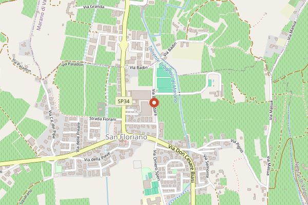 Map showing Brigaldara in Valpolicella