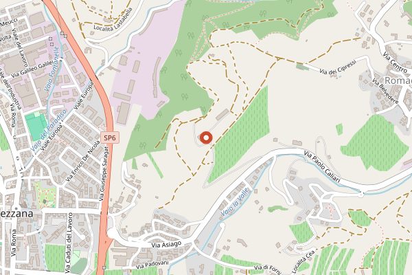 Map showing Costa Arente in Valpolicella