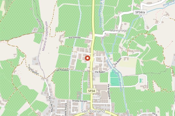 Map showing Fratelli Degani in Valpolicella