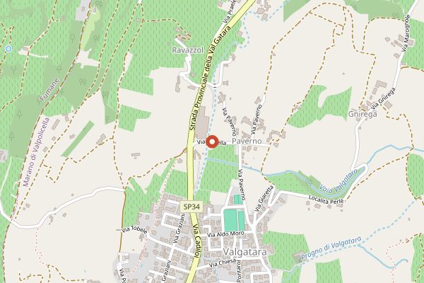 Map showing Giuseppe Campagnola in Valpolicella