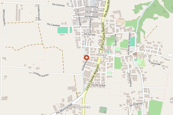 Map showing I Campi in Valpolicella