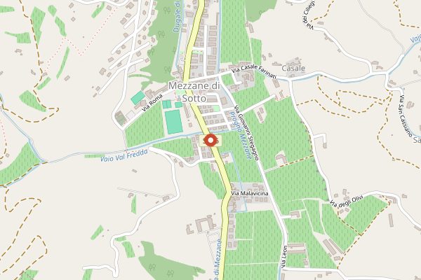 Map showing Roccolo Grassi in Valpolicella