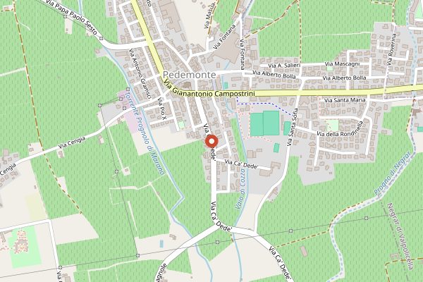Map showing Santa Sofia in Valpolicella