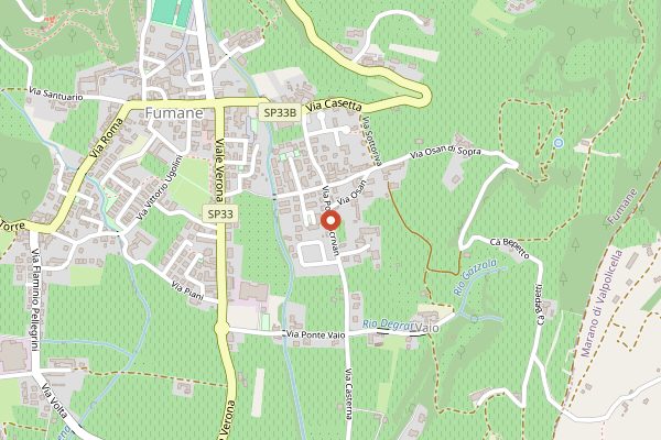 Map showing Scriani in Valpolicella