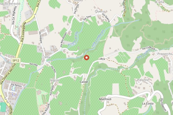 Map showing Verona Wine Tour lunch with Quintarelli in Valpolicella