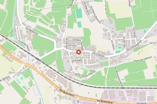 Map showing Byblos Art Hotel Villa Amistà in Valpolicella