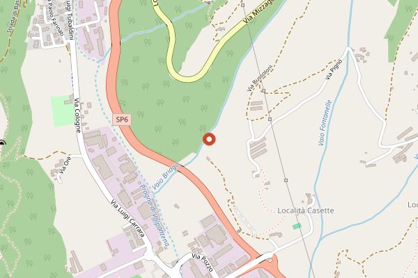 Map showing La Collina dei Ciliegi Ca' del Moro Wine Retreat in Valpolicella