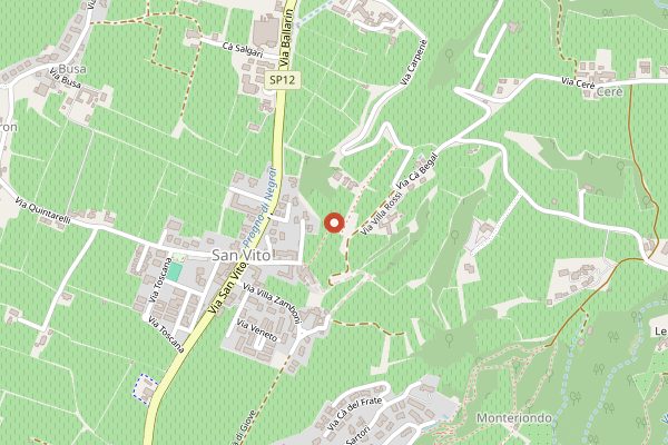 Map showing Corte Spinosa in Valpolicella