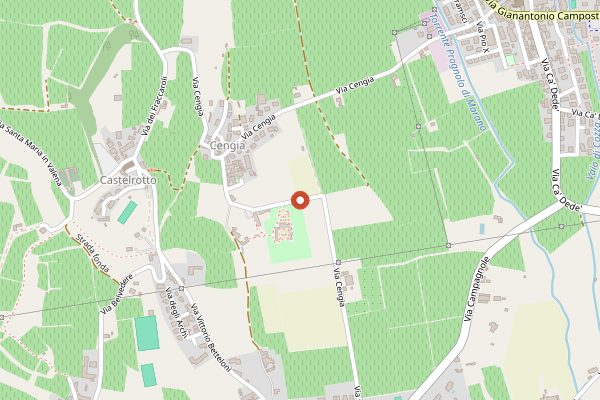 Map showing Hotel Villa Giona in Valpolicella