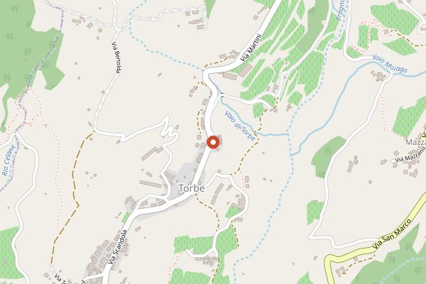 Map showing Trattoria Caprini in Valpolicella