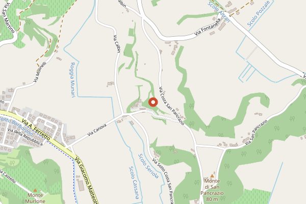 Map showing Guided visit to the Ponte di Barbarano dairy in Veneto