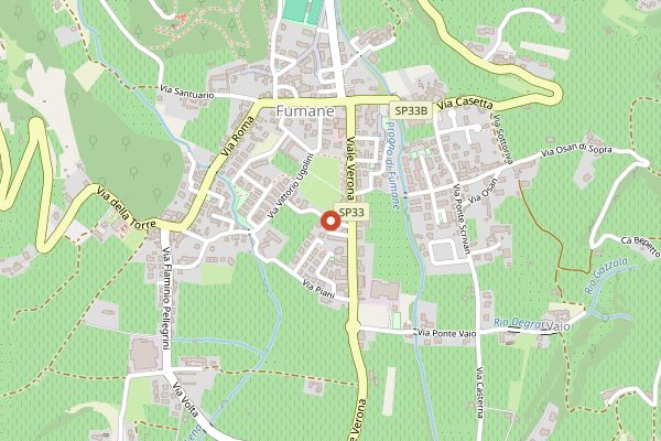 Map showing Allegrini in Veneto