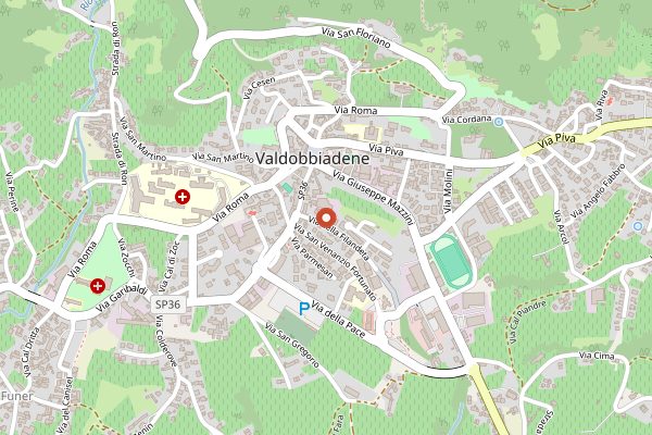 Map showing Bortolomiol in Veneto