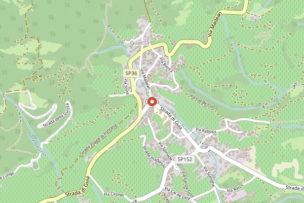 Map showing Foss Marai in Veneto