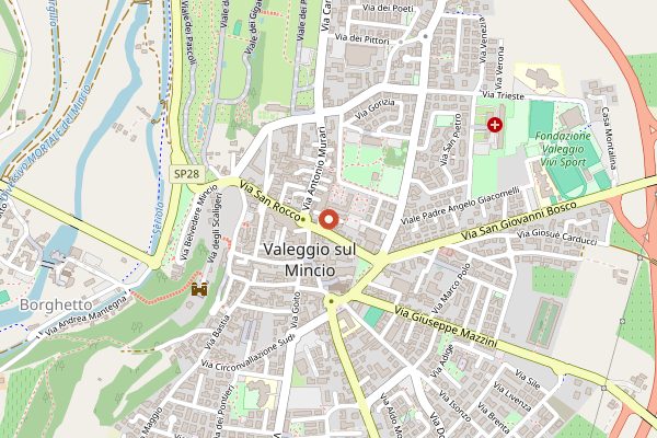 Map showing Gorgo in Veneto