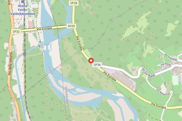Map showing Nino Franco in Veneto