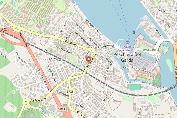 Map showing Ottella in Veneto