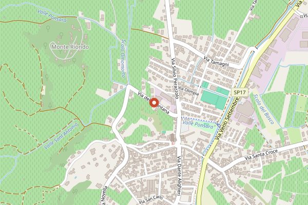 Map showing Pra in Veneto