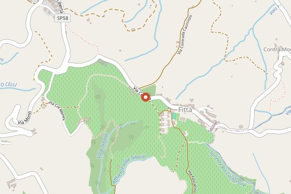 Map showing Suavia in Veneto
