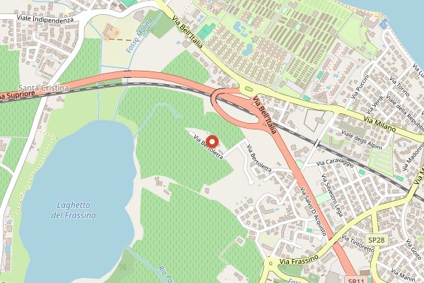 Map showing Zenato in Veneto