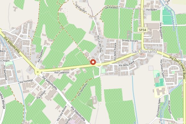 Map showing Zyme in Veneto