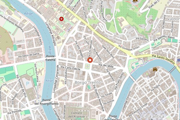 Map showing Enoteca Dal Zovo in Veneto