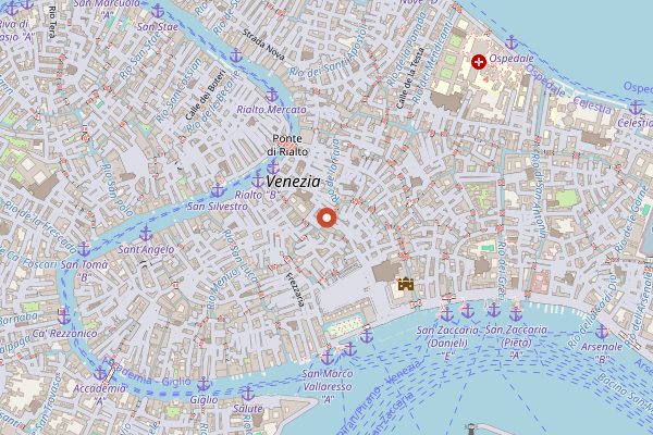 Map showing Millevini Enoteca in Veneto